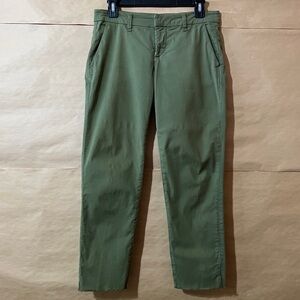 Frank & Eileen | Wicklow Pants The Italian Chino Twill Cotton Olive Green Size 0